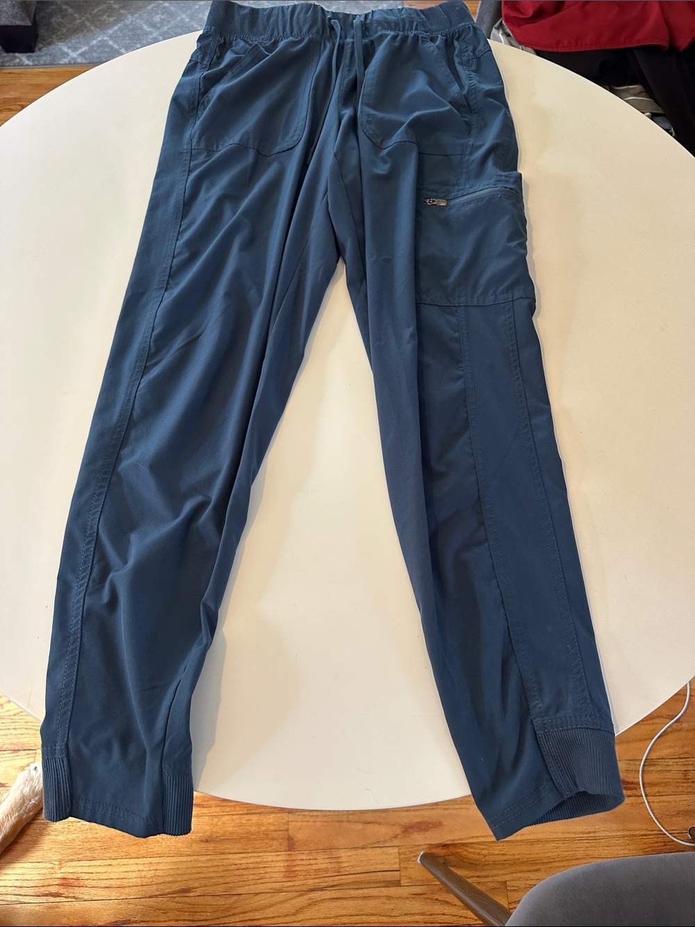 Champion Women's Blue Track Joggers Elastic Waist Cargo Pocket